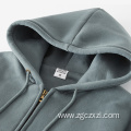 Heavy Thick Solid Color American Zipper Hoodie